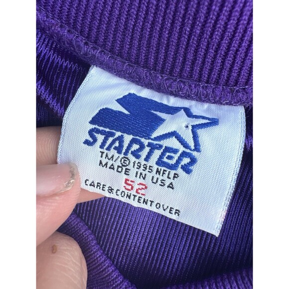 1995 Starter Pro Line Minnesota Vikings Cris Carter Football Jersey #80 Size 52 - Picture 3 of 8